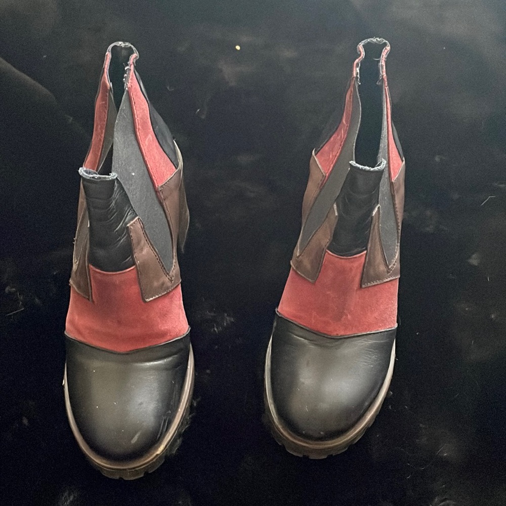 German leather ankle boots